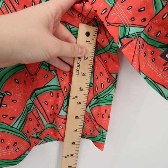 SAXX Swim Trunks Red Green Watermelon Print Betawave 2N1 Cooling Liner 36 NWT - Picture 7 of 15